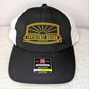 Experience Oregon Richardson Performance Hat Black White New